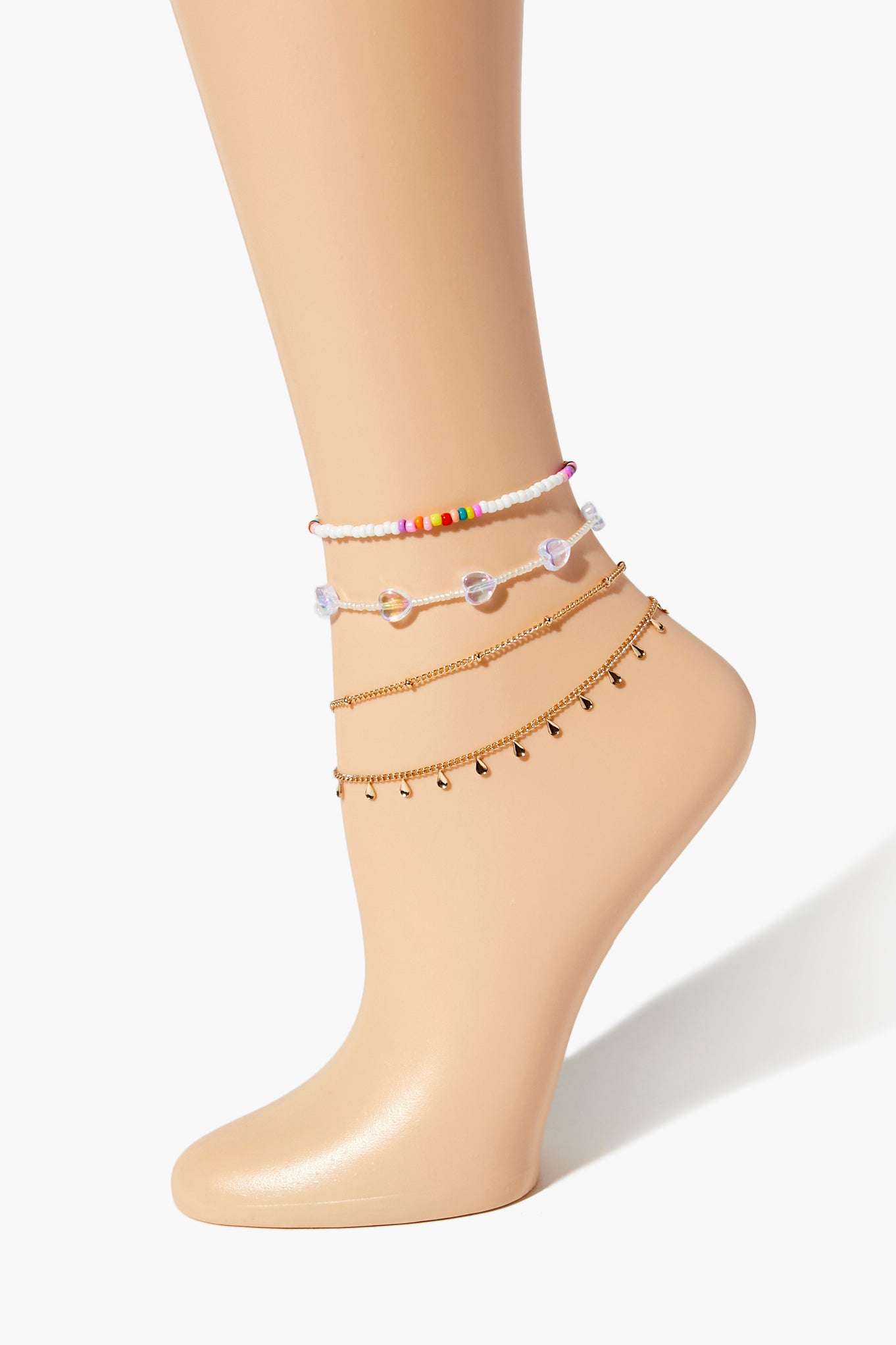 Beaded Anklet Set