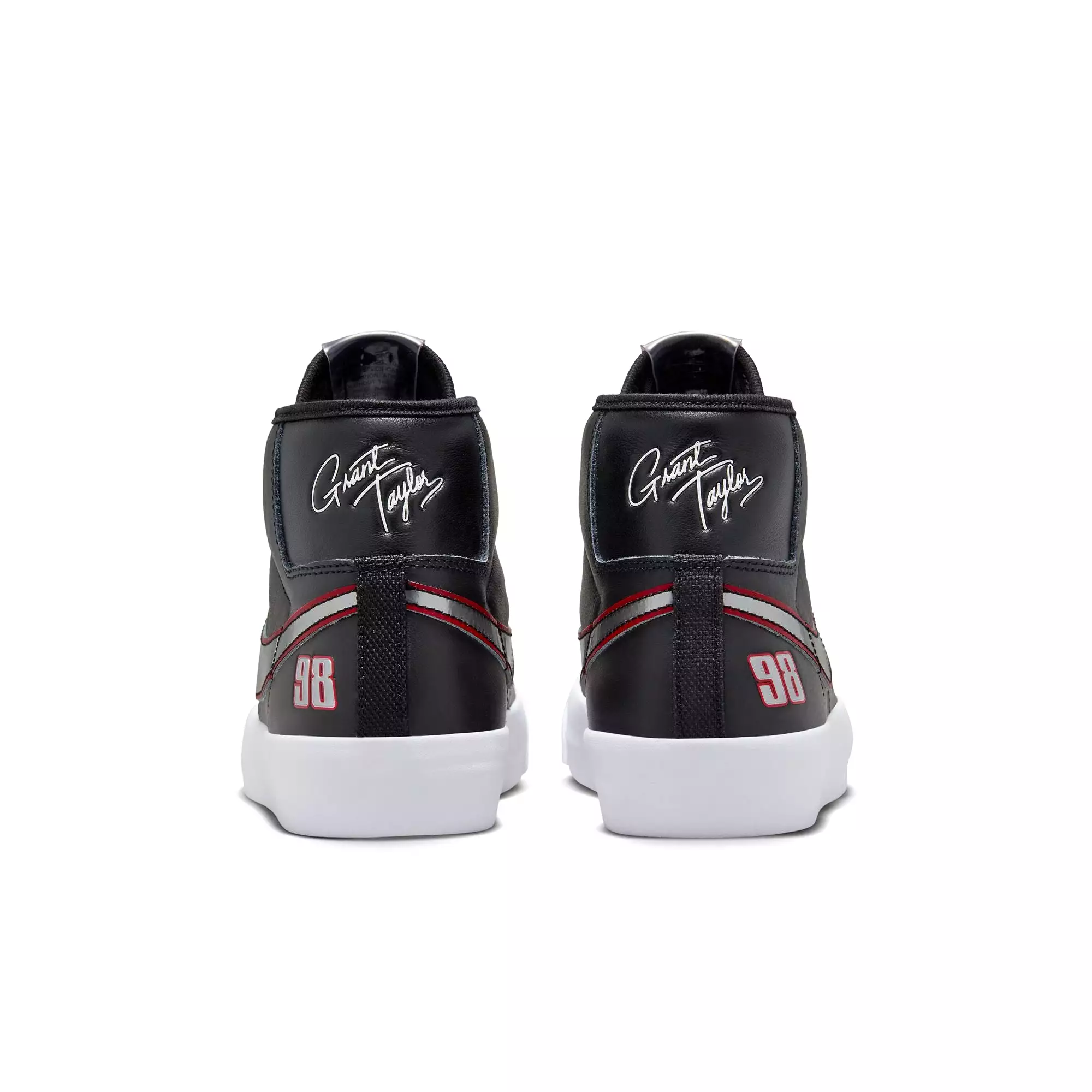 BLAZER MID PRO GT BLACK / METALLIC SILVER / UNIVERSITY RED