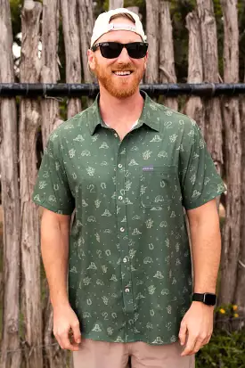 Burlebo Out West Performance Button Up