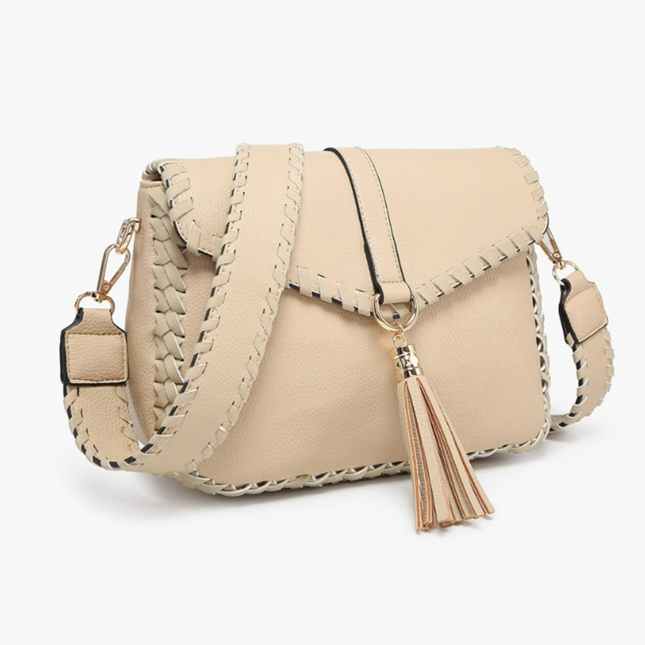 Cam Whipstitch tassel crossbody