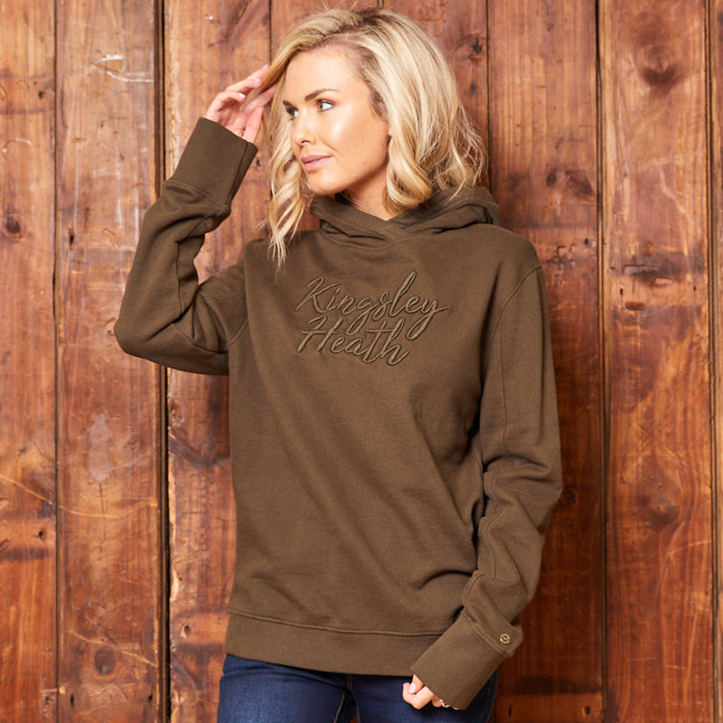 Classic Kingsley Heath Raglan Hoodie Fatigue