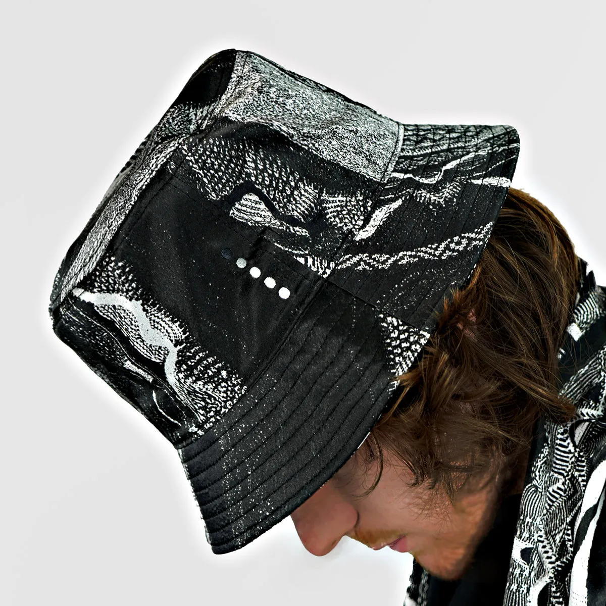 COOGI Silk Bucket Hat - Black