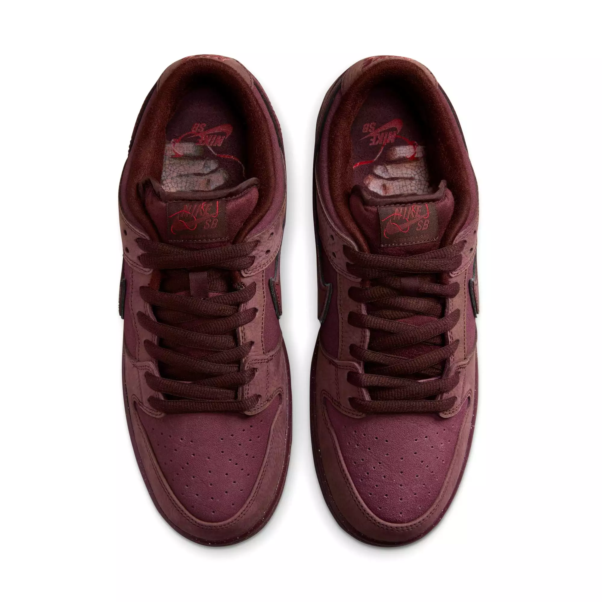 DUNK LOW PRM BURGUNDY CRUSH / DARK TEAM RED / EARTH