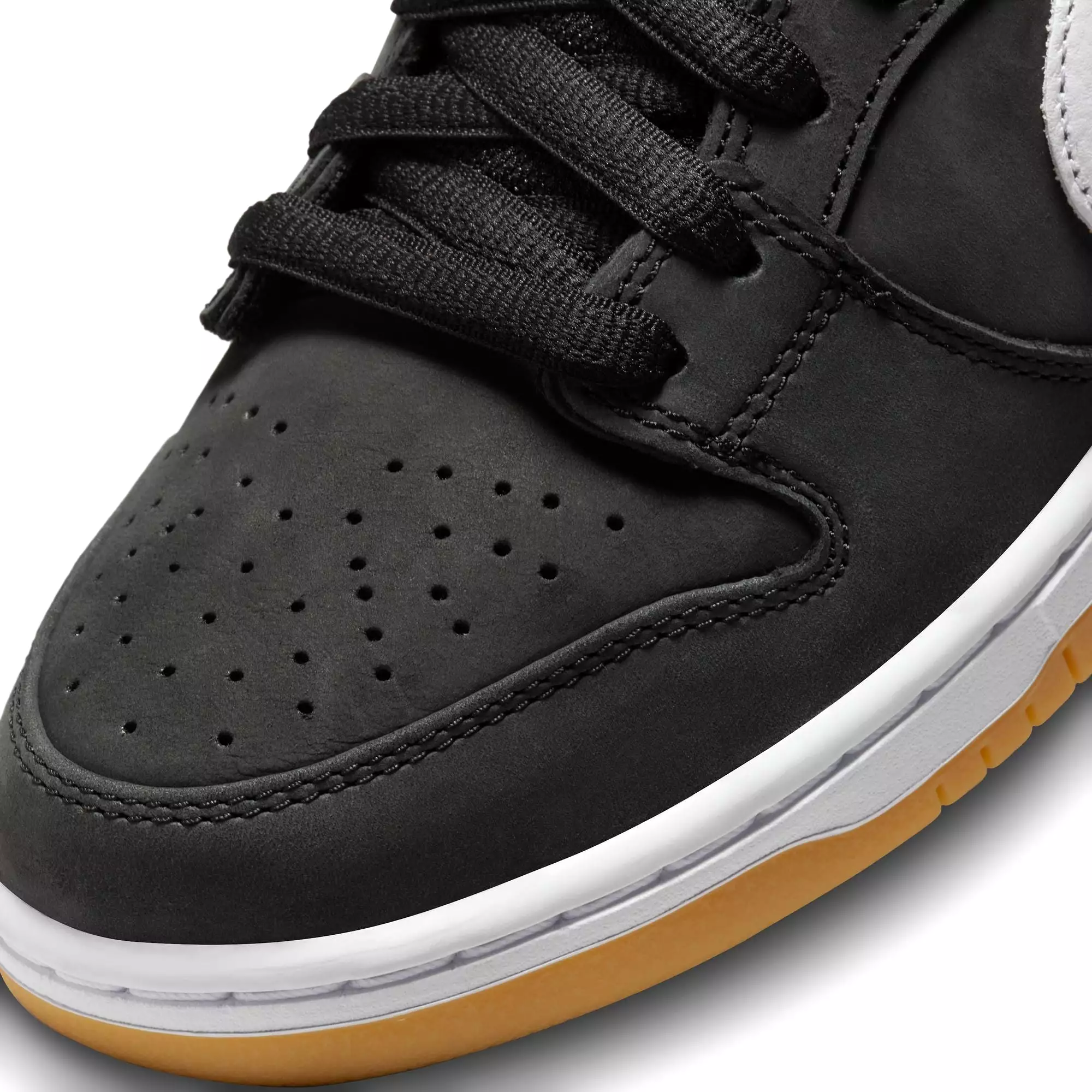 DUNK LOW PRO ISO BLACK / WHITE / GUM LIGHT BROWN