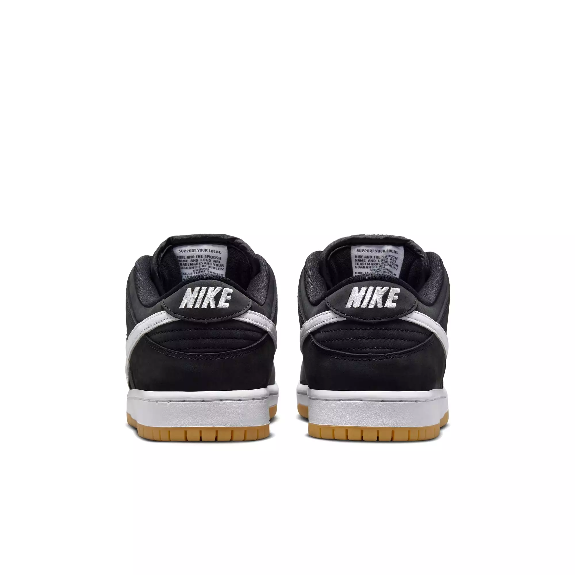 DUNK LOW PRO ISO BLACK / WHITE / GUM LIGHT BROWN