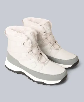 Filey Womens Snow Boots - Light Grey