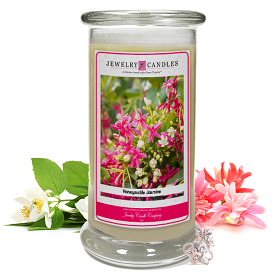 Honeysuckle Jasmine Jewelry Candle Made in USA