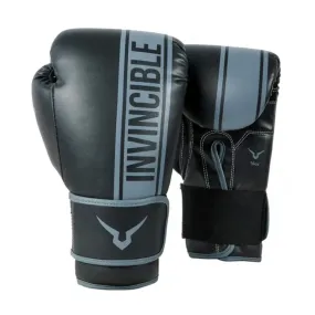 Invincible Tejas Fitness Training Boxing Gloves (Black/Grey)