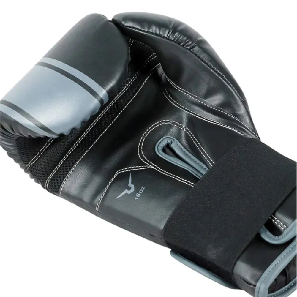 Invincible Tejas Fitness Training Boxing Gloves (Black/Grey)