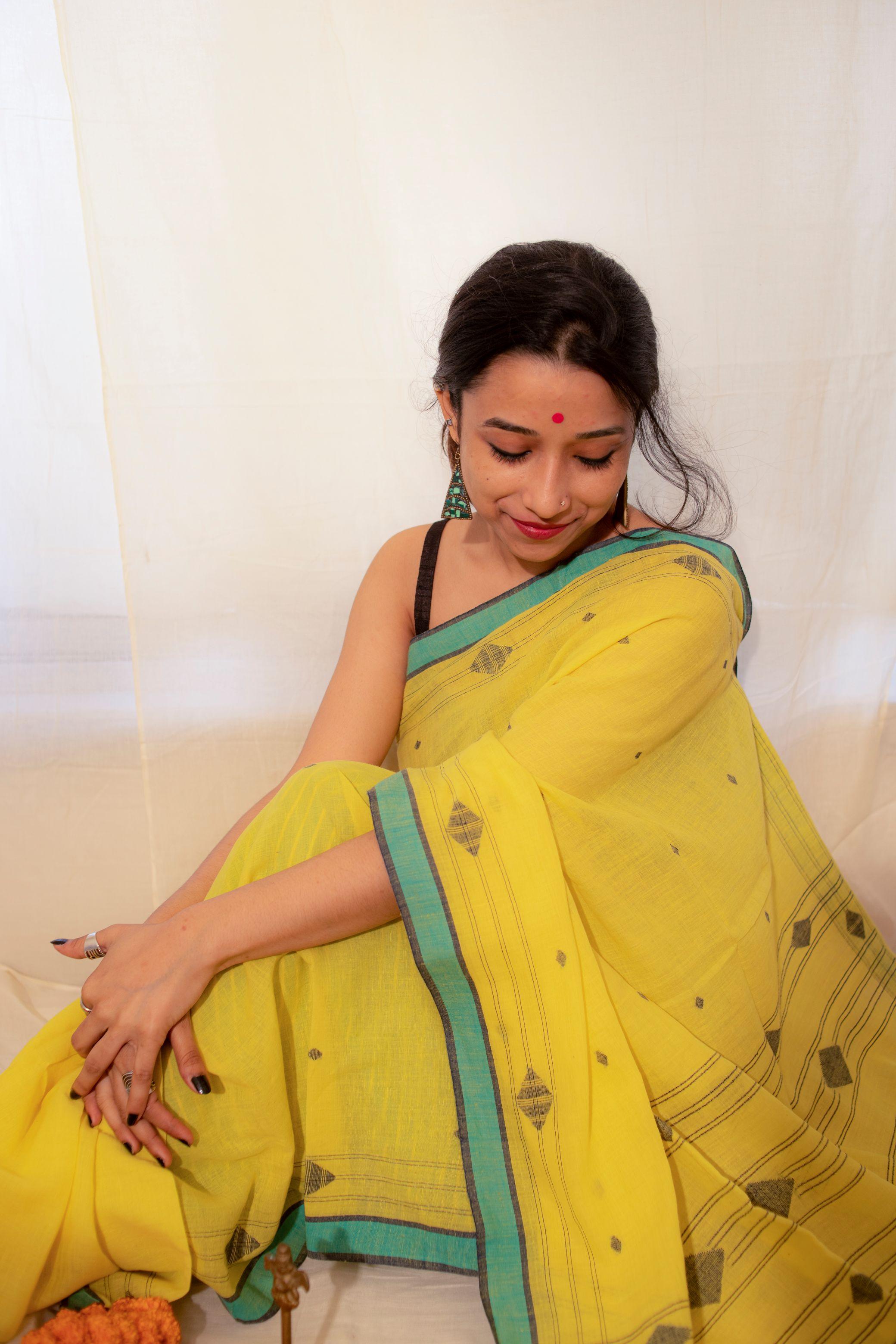 Kaisori Peelu  Jamdani saree