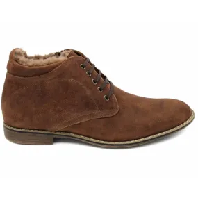 Lacuzzo Italian Suede Sheep Fur Lined Boots