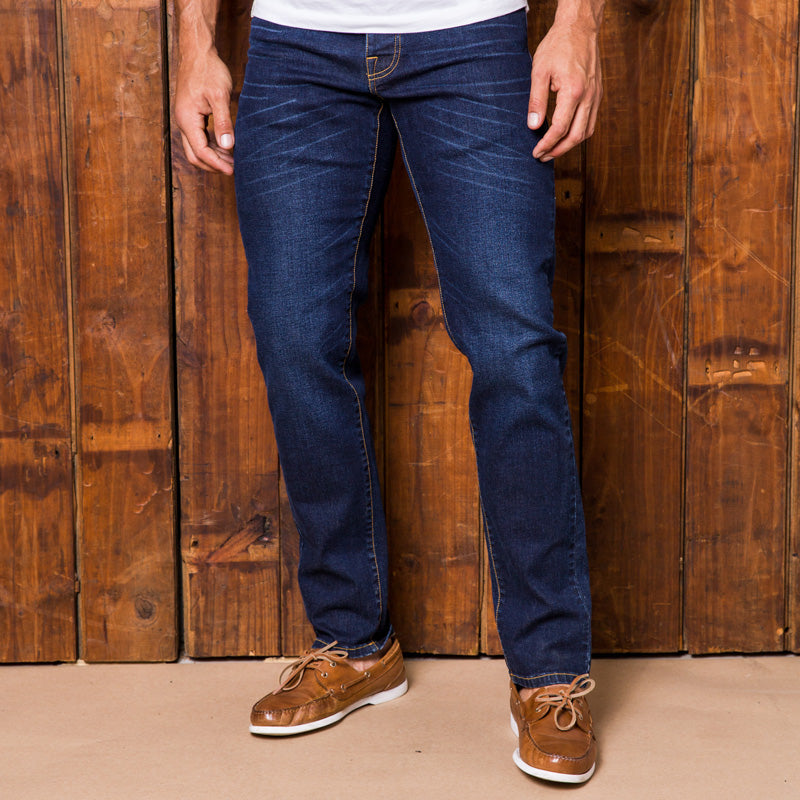 Madikwe Muscular Slim Indigo Dark Wash Denim