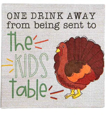 Mudpie Thanksgiving Cocktail Napkin