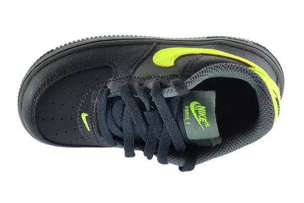 Nike Air Force 1 (TD) Baby Toddlers Sneakers Black Pine/Volt-Dark Green