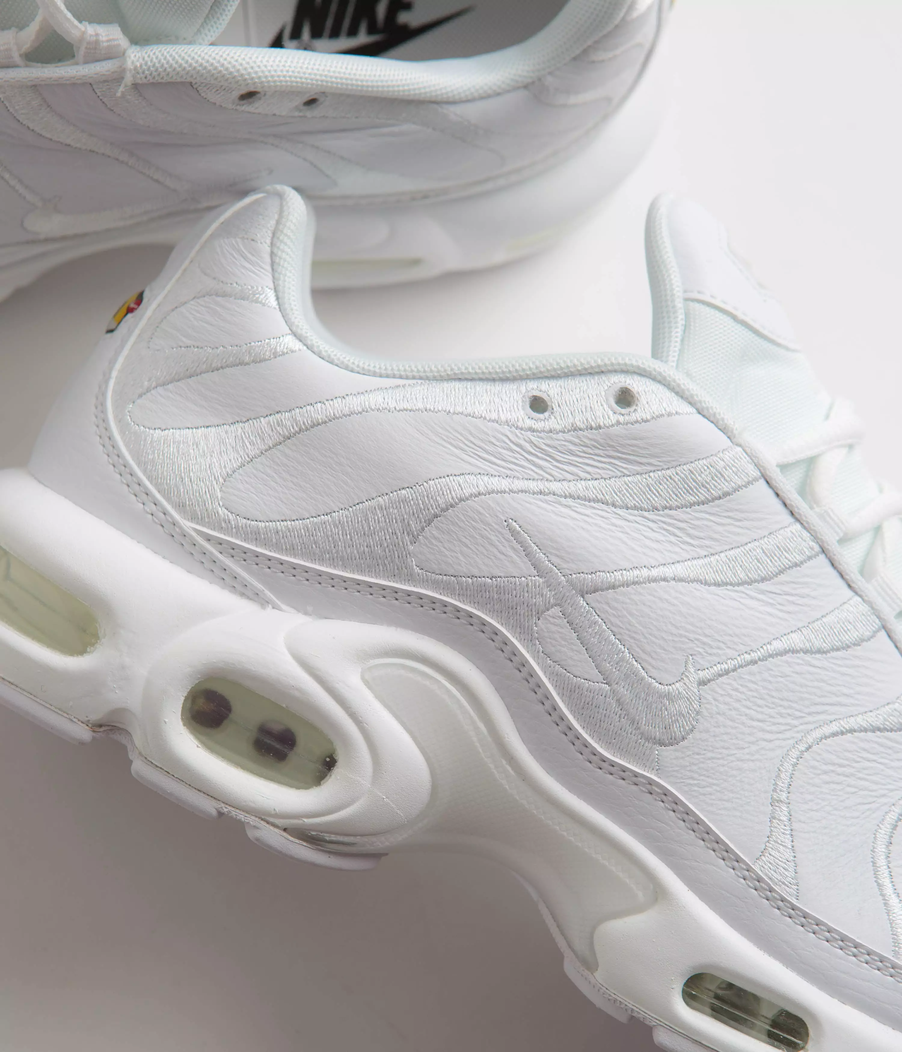 Nike Air Max Plus Shoes - White / White - White