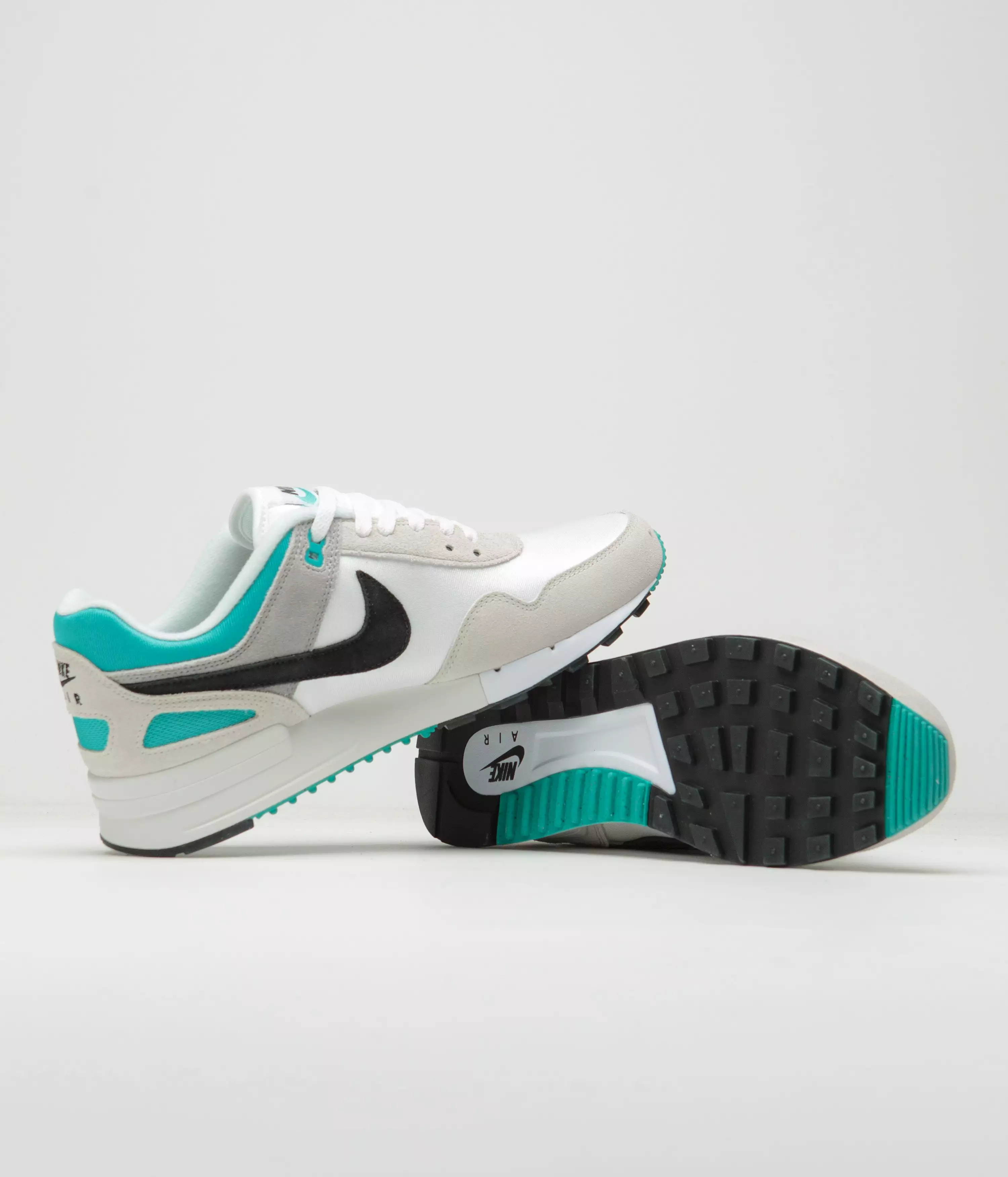 Nike Air Pegasus '89 Shoes - White / Black - Platinum Tint - Dusty Cactus