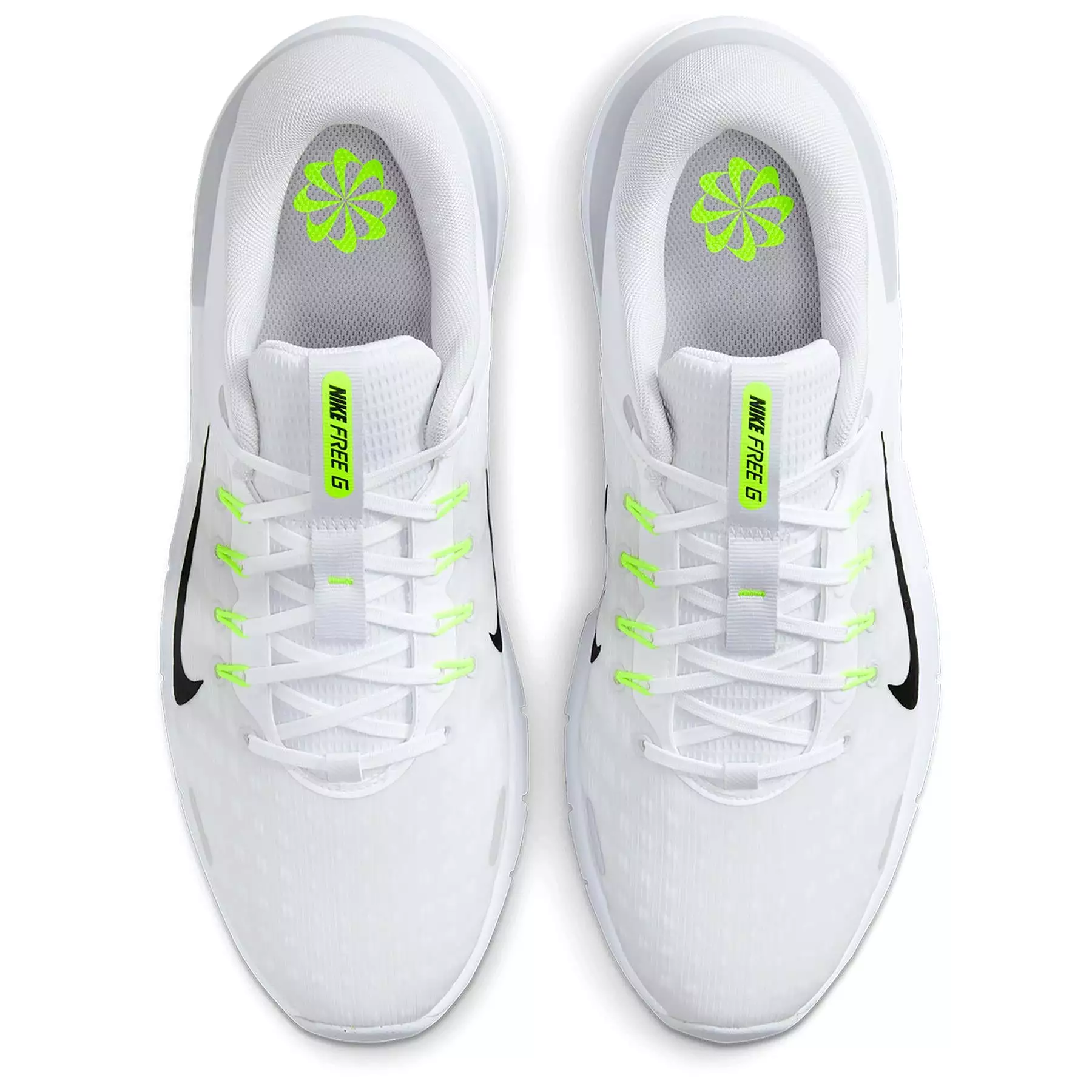 Nike Free Golf Shoes White/Grey - SU24