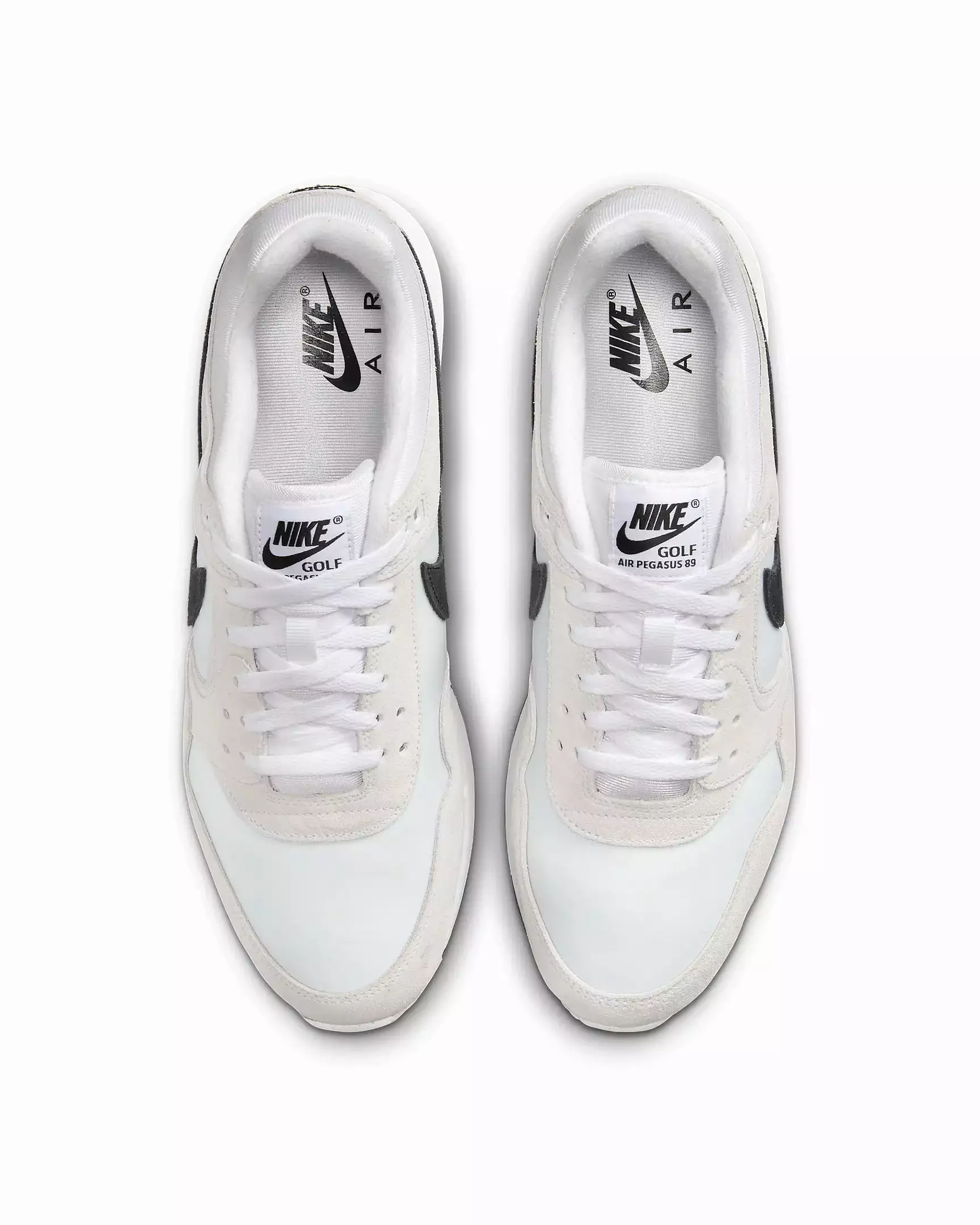 Nike Golf Air Pegasus '89 G Shoes - White/Black - Platinum Tint