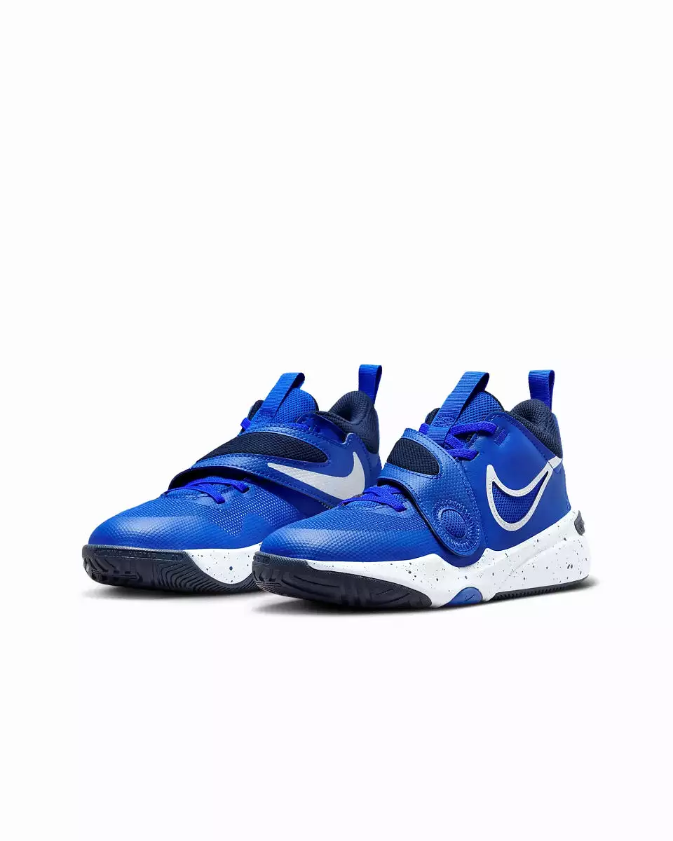 NIKE JUNIOR HUSTLE BLUE SHOES