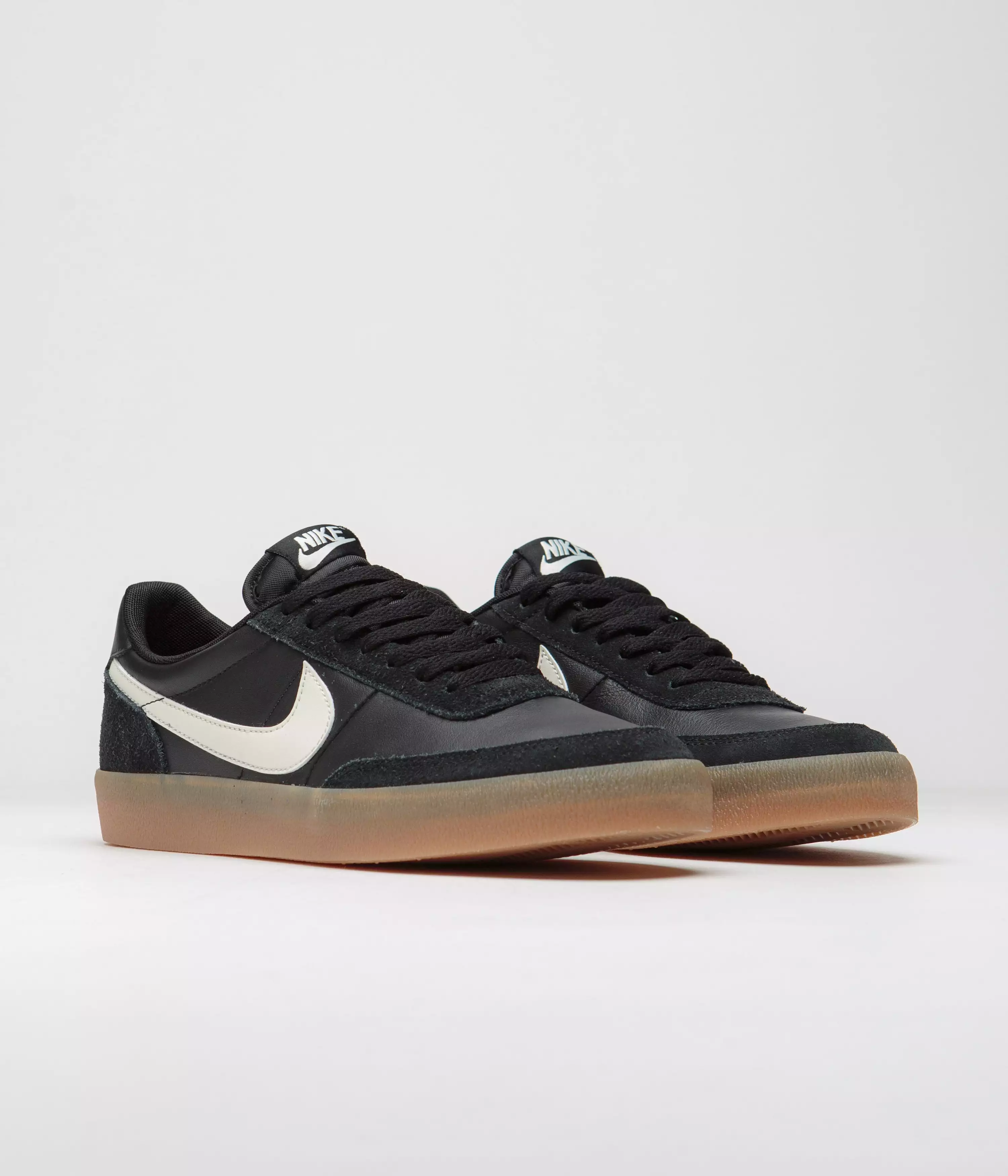 Nike Killshot 2 Leather Shoes - Black / Sail - Gum Yellow