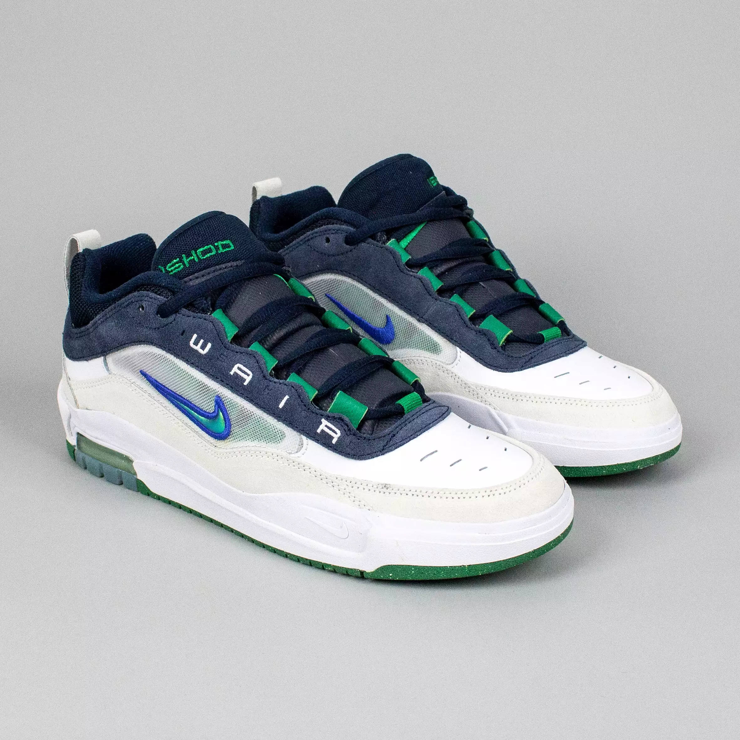 Nike SB Air Max Ishod Shoes White/Persian Violet-Obsidian