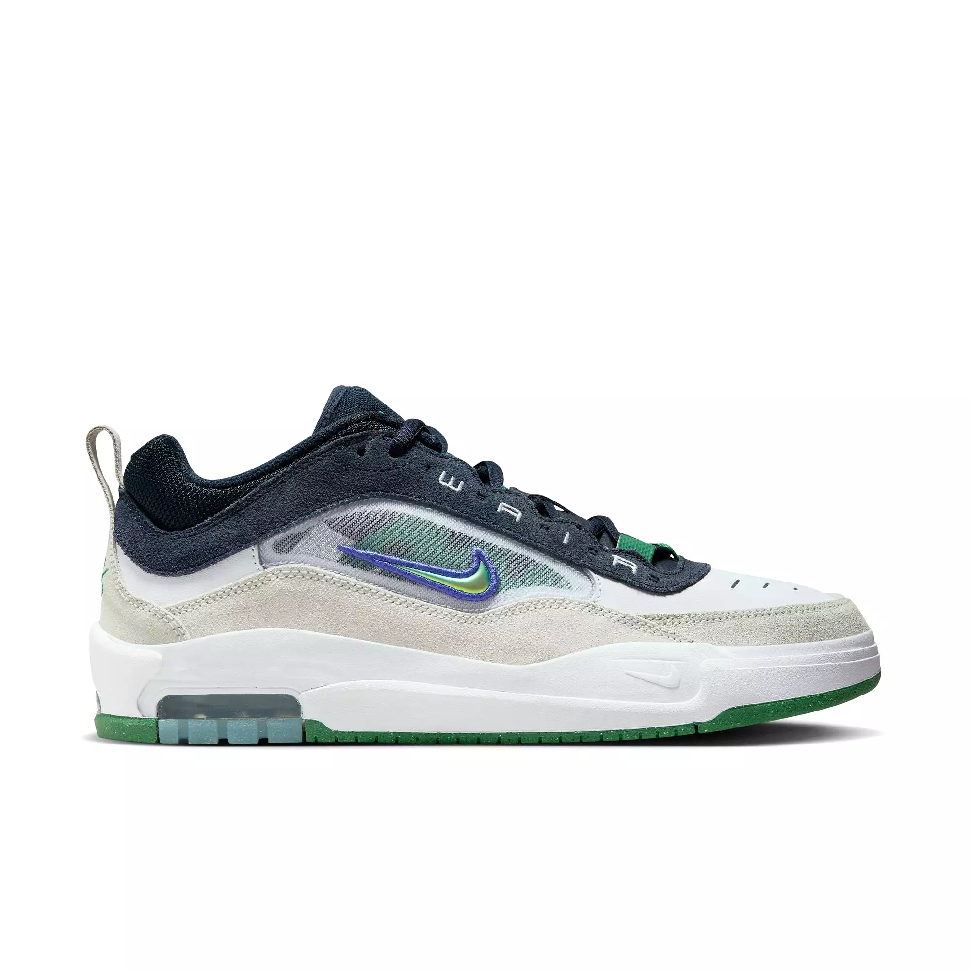 Nike SB Air Max Ishod - White/Persian Violet-Obsidian-Pine Green