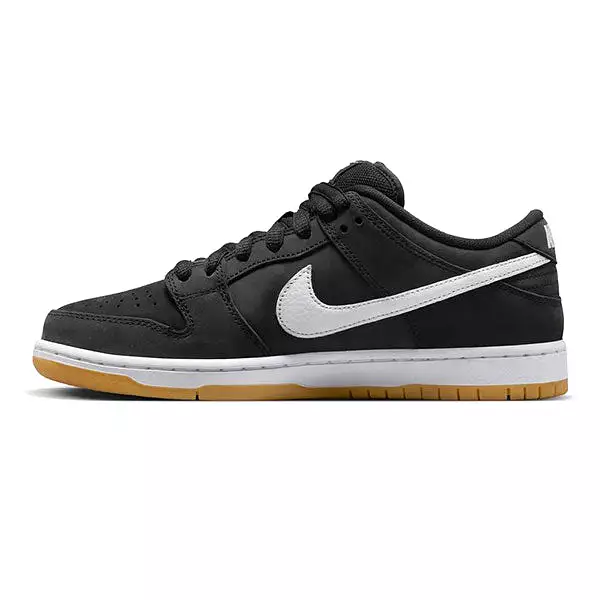 Nike SB Dunk Low Pro Black/White-Black-Gum Light Brown