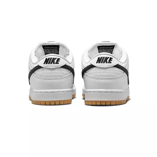 Nike SB Dunk Low Pro White/Black-White-Gum Light Brown