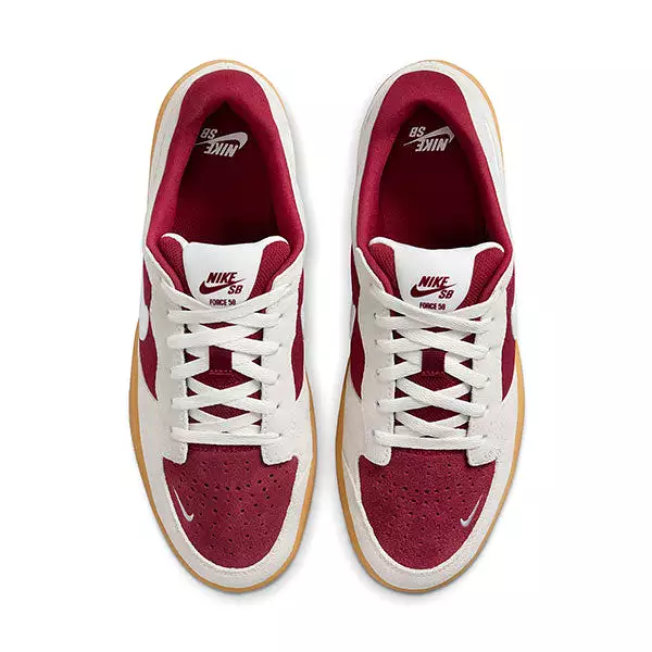 Nike SB Force 58 Team Red/Summit White/Gum Light Brown/White