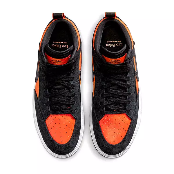 Nike SB React Leo Black/Orange/Electro Orange/Black