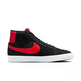 Nike SB Zoom Blazer Mid Black/Black/White/University Red