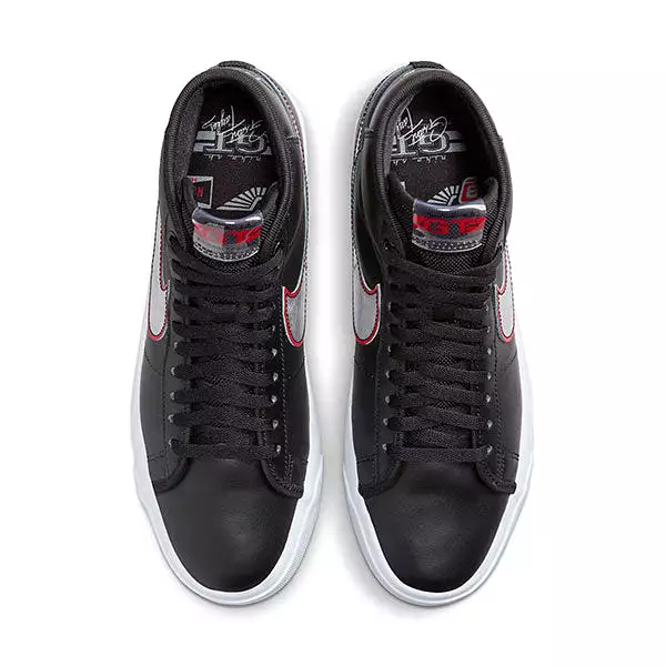 Nike SB Zoom Blazer Mid Pro GT Black/University Red/White/Metallic Silver