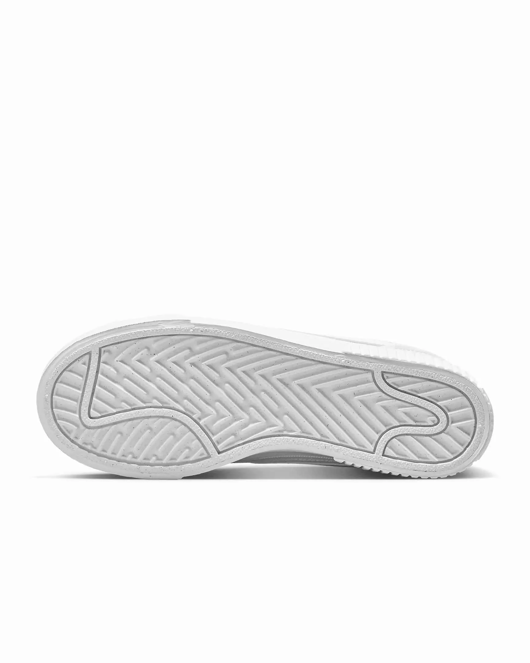 NIKE WOMEN'S COURT LIFT PLATFORM TRIPLE WHITE SHOES