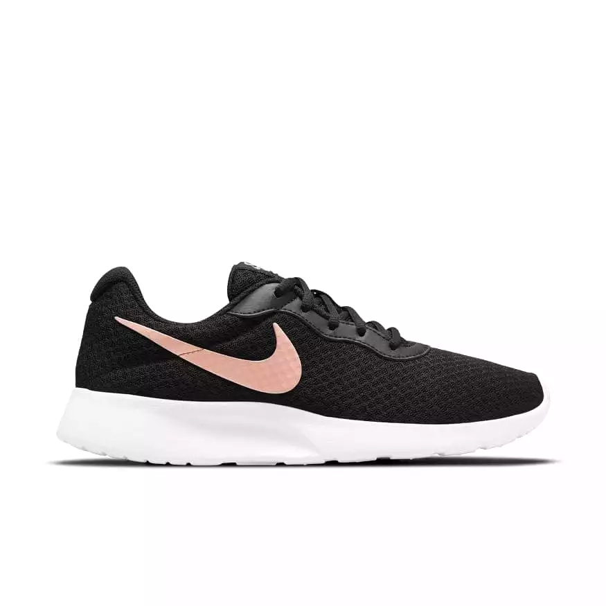 NIKE WOMEN'S TANJUN BLACK/BRONZE SHOES