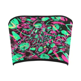 Psychedelic Fractal Bandeau Top