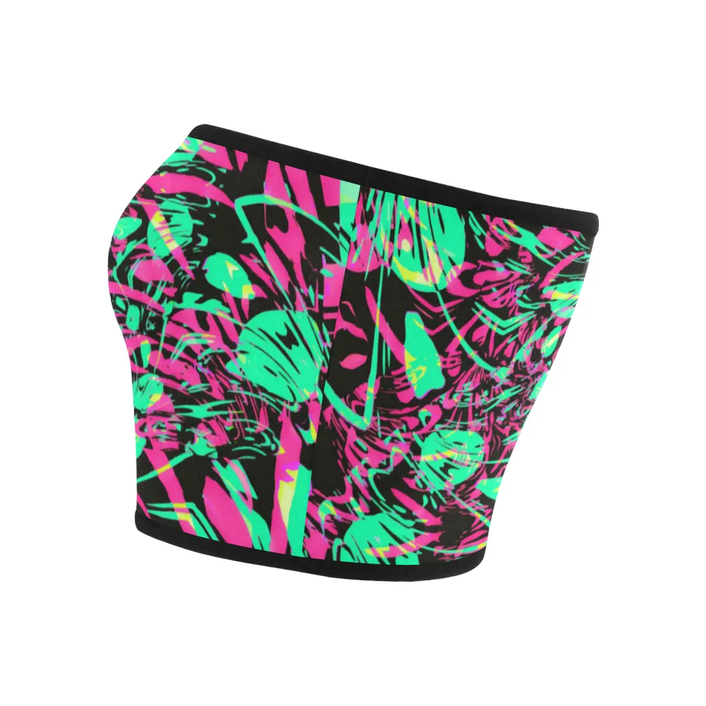 Psychedelic Fractal Bandeau Top