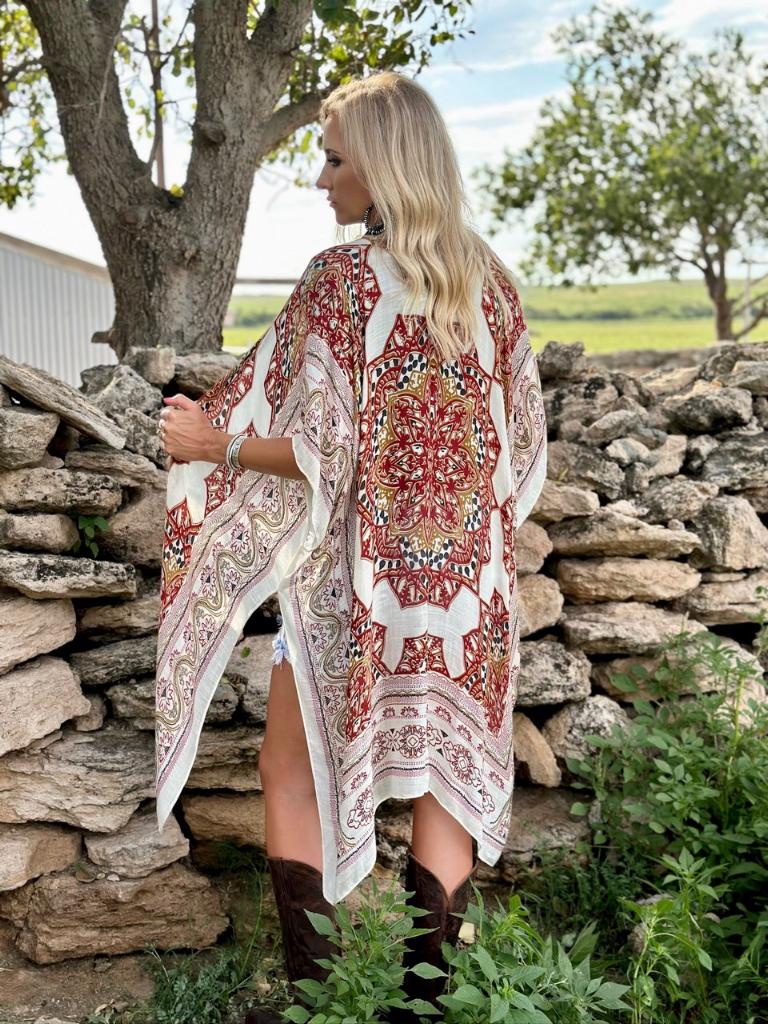 Savannah Short-Sleeve Kimono