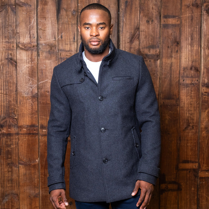 Tokara Wool Coat Gravel