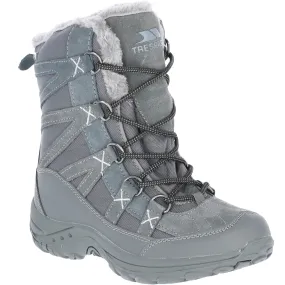 Trespass Womens Zofia Waterproof Snow Boots - Steel