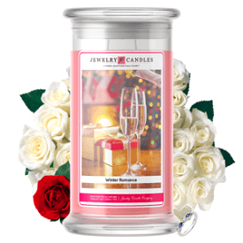 Winter Romance Jewelry Candle Made in USA